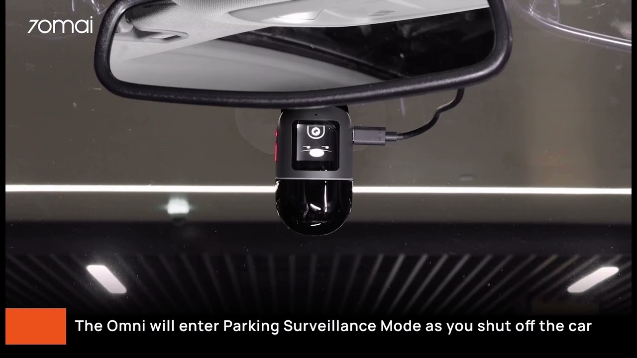 How the AI motion detection works on the 70mai Omni Dash cam