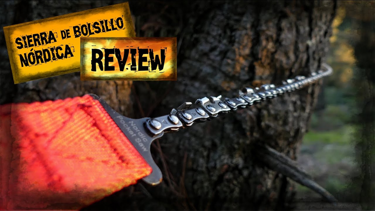 Sierra Nórdica de Bolsillo Para Bushcraft y Supervivencia (Revisión)| Nordic Pocket Saw