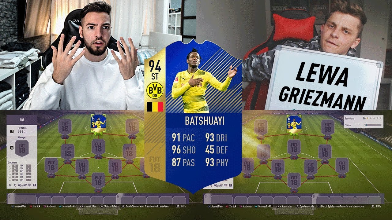 Fifa 18: TOTS BATSHUAYI Squad Builder Battle 😱👑