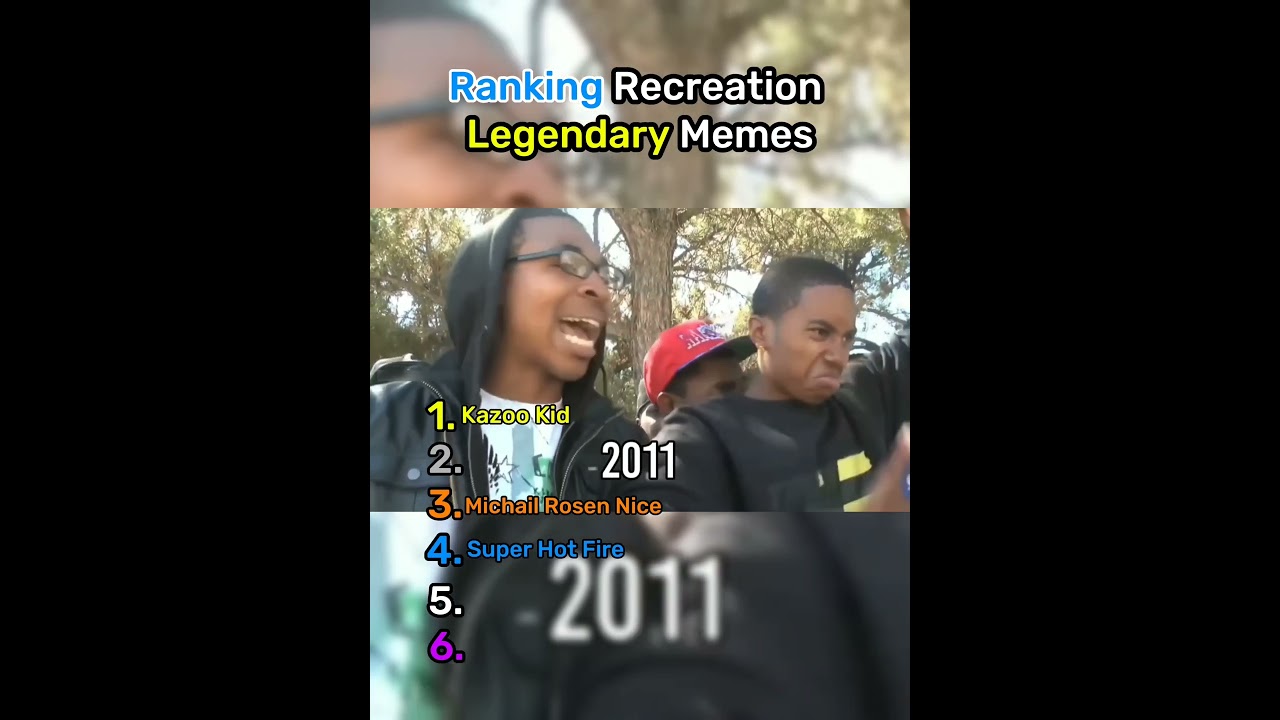 Ranking Recreation Legendary Memes #memes #nostalgia #memories #ranking #old #funny #foryou