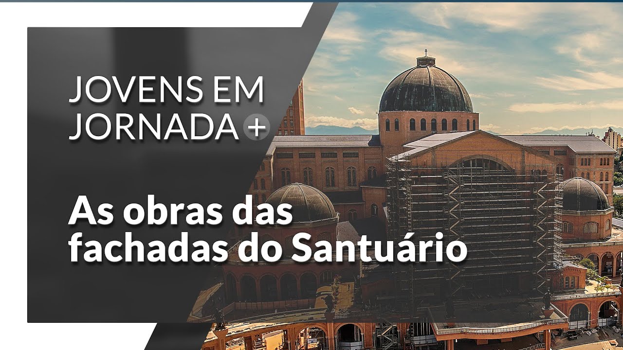 As outras fachadas do Santuário também vão ser revestidas... | Jovens em Jornada