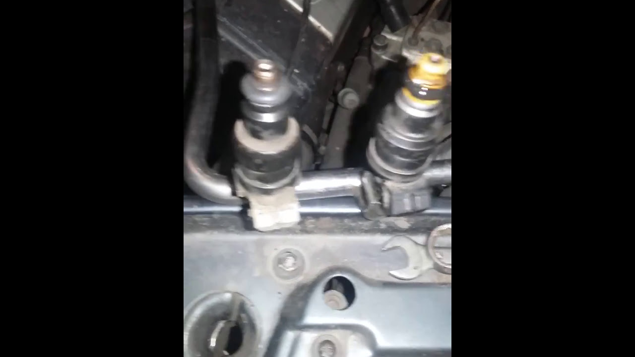 снятие и замена уплотнительных колечек на форсунках ауди 2.6