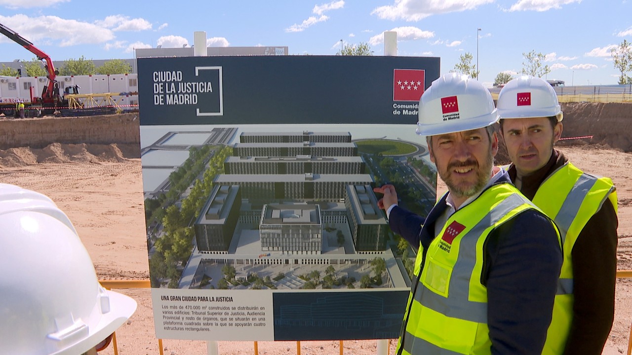 As&iacute; avanzan las obras de la Ciudad de la Justicia de Madrid