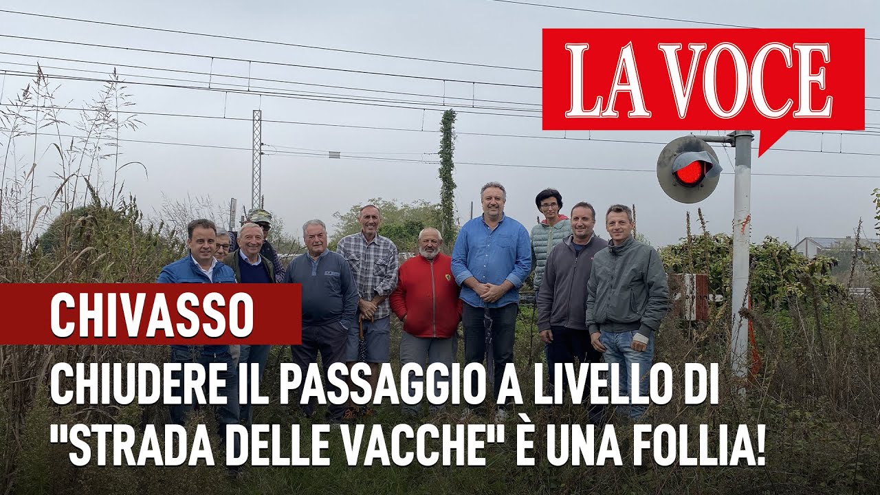 CHIVASSO. Chiudere il passaggio a livello di 