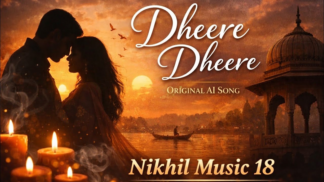 Dheere Dheere | Original AI Song | Soft Sufi Romantic Vibes| @nikhilmusic18 