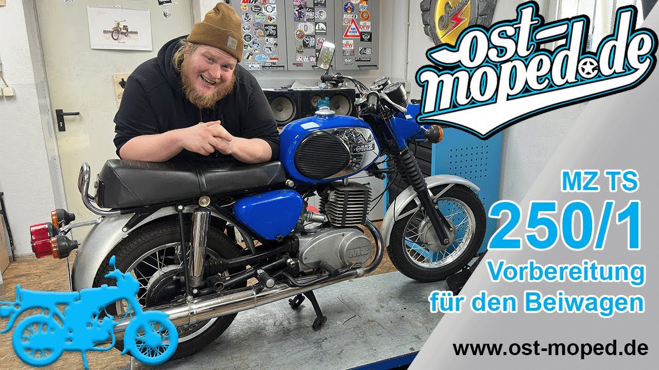 MZ TS 250/1 | Vorbereitung für den Beiwagenbetrieb | Kupplung & Vergaser |  ost-moped.de