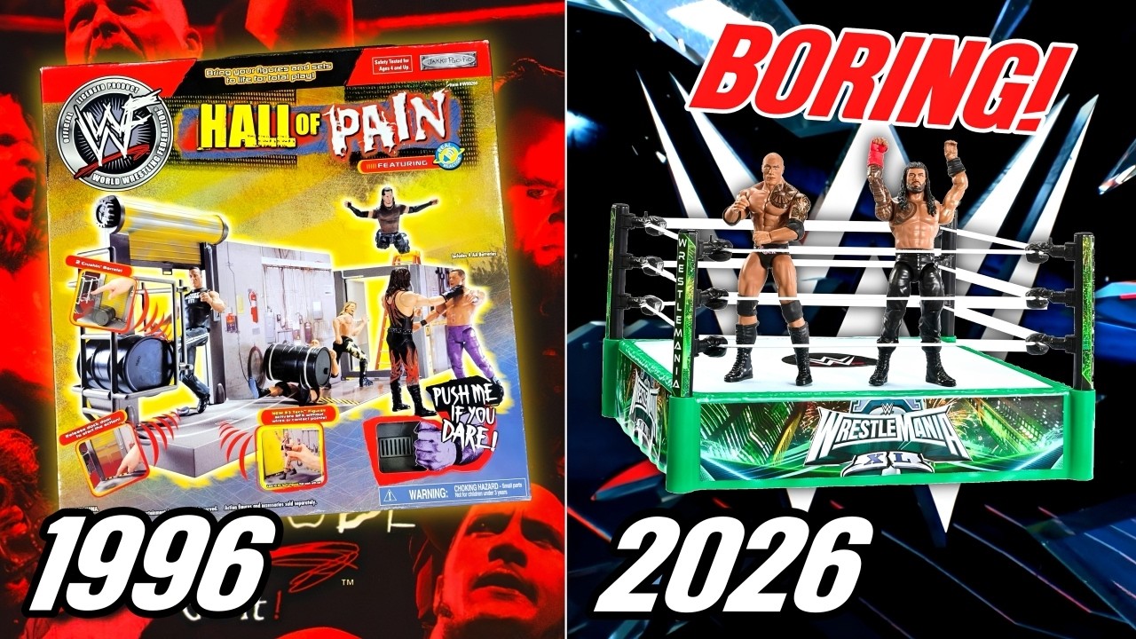 Падение популярности игровых наборов с фигурками WWE&hellip;