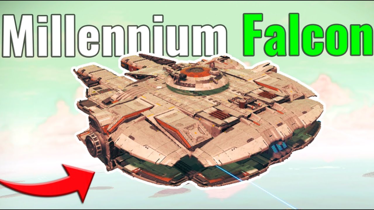 Eu FIZ a Millennium Falcon Em No Man's Sky (Ficou INCRÍVEL!)