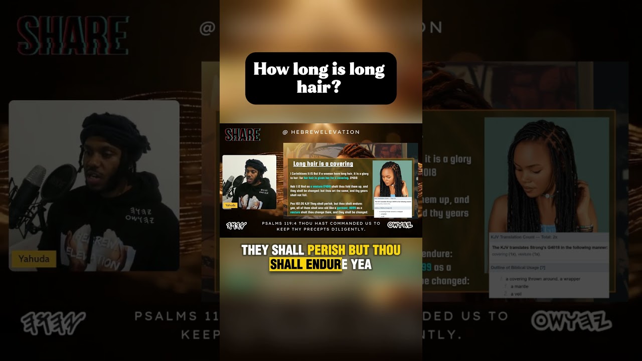 How long is long hair 1 Corinthians 