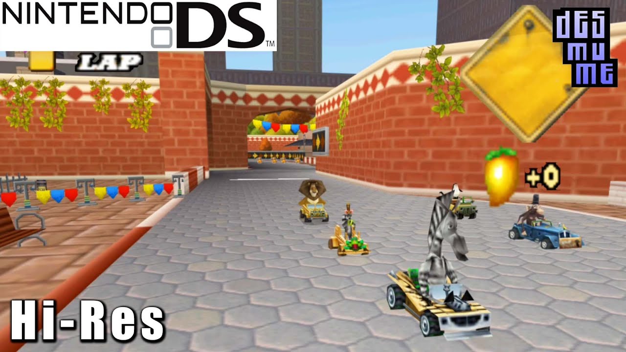 Madagascar Kartz - Nintendo DS Gameplay High Resolution (DeSmuME)