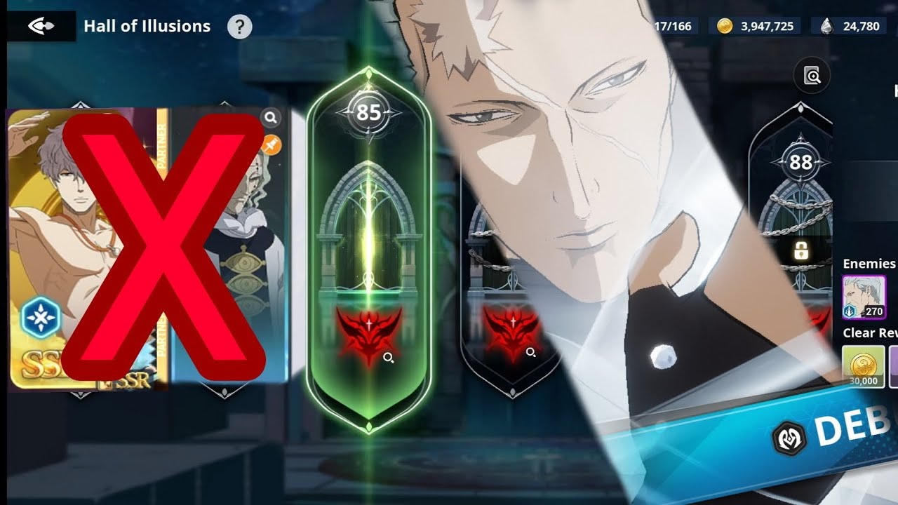 Cara Lewatin Stage 85 Hall Of Ilusions Tanpa Valtos/Gauche Black Clover M #blackclover #anime #rpg