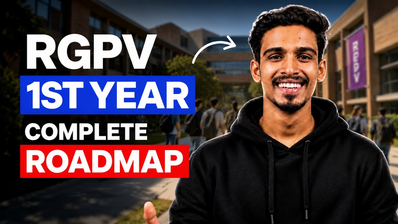 RGPV 1st Year Complete Roadmap 2026 | Score 9+ CGPA