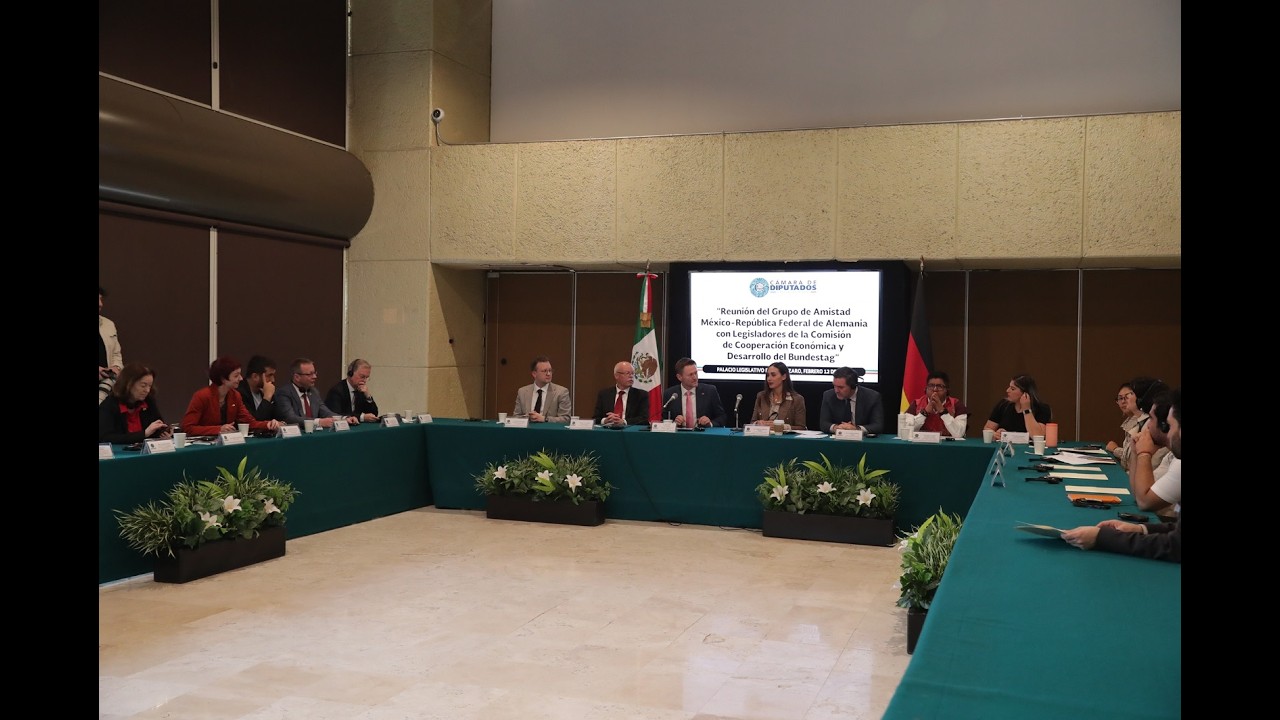 Reunión con legisladores de la Comisión de Cooperación Económica y Desarrollo del Bundestag