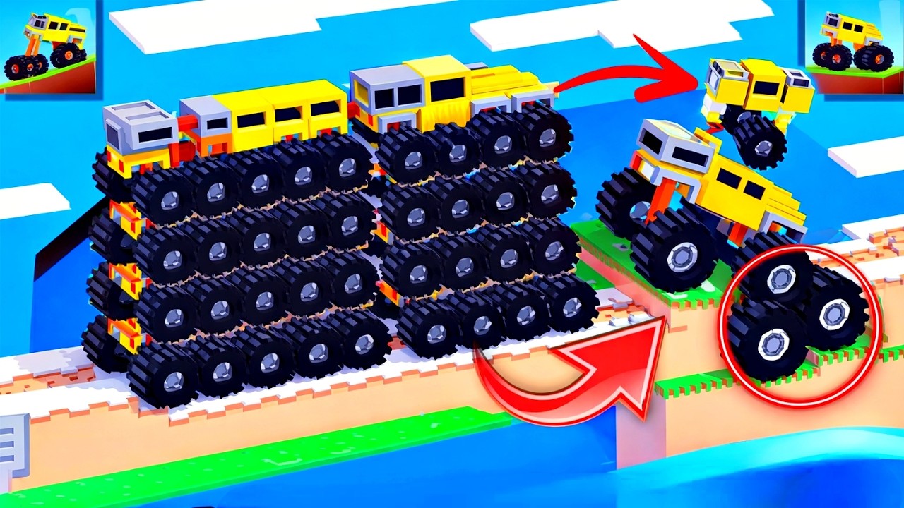 Fancade.New Drive Mad.Many Wheels All New Levels Gameplay Walkthrough, Android, Enjoy!!! EP-No 06