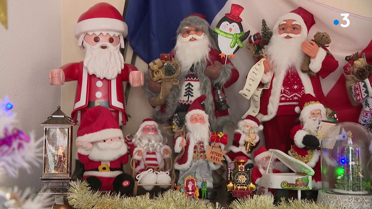 Il collectionne les pères Noël à Limoges