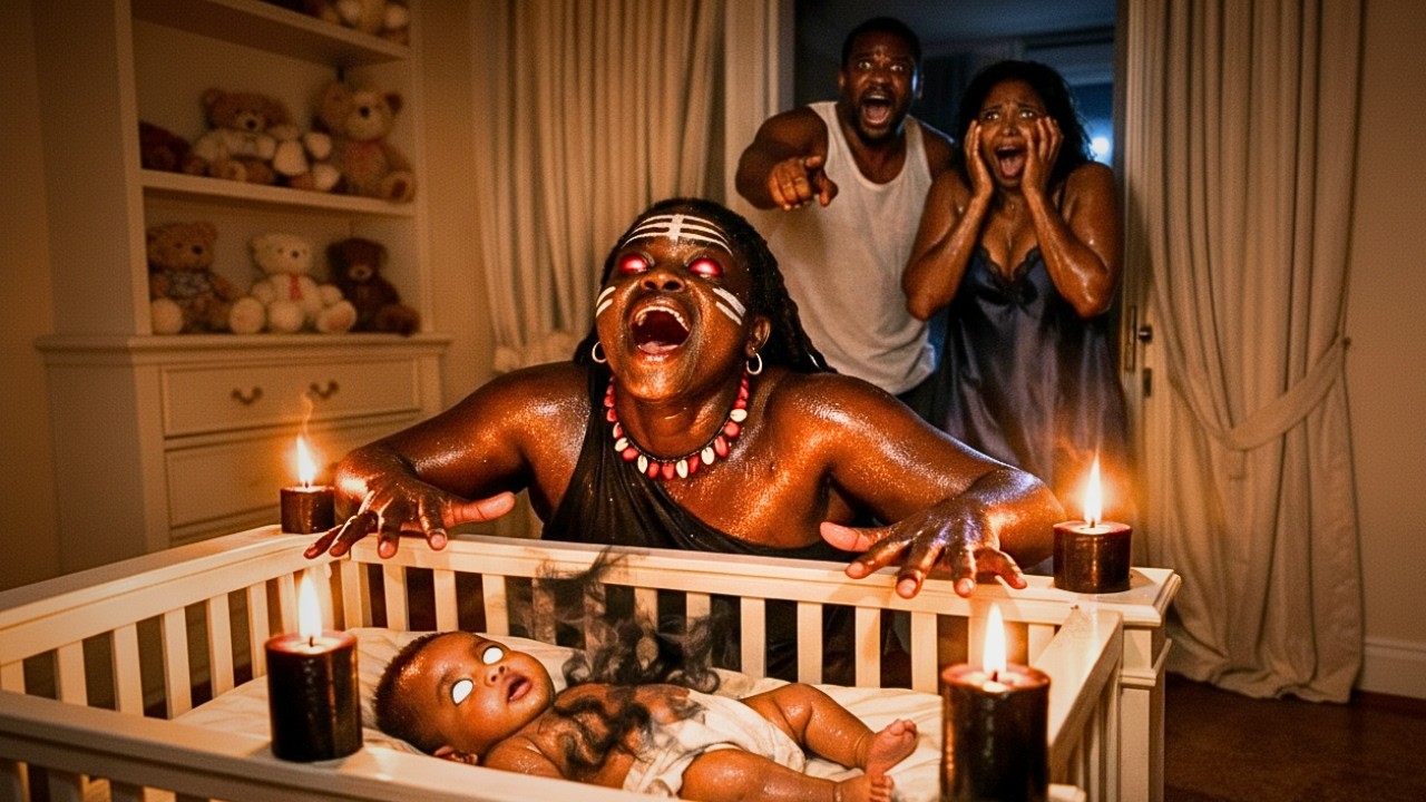 Chaque nuit à 3h du matin la nounou allumait des bougies noires autour du berceau de leur enfant