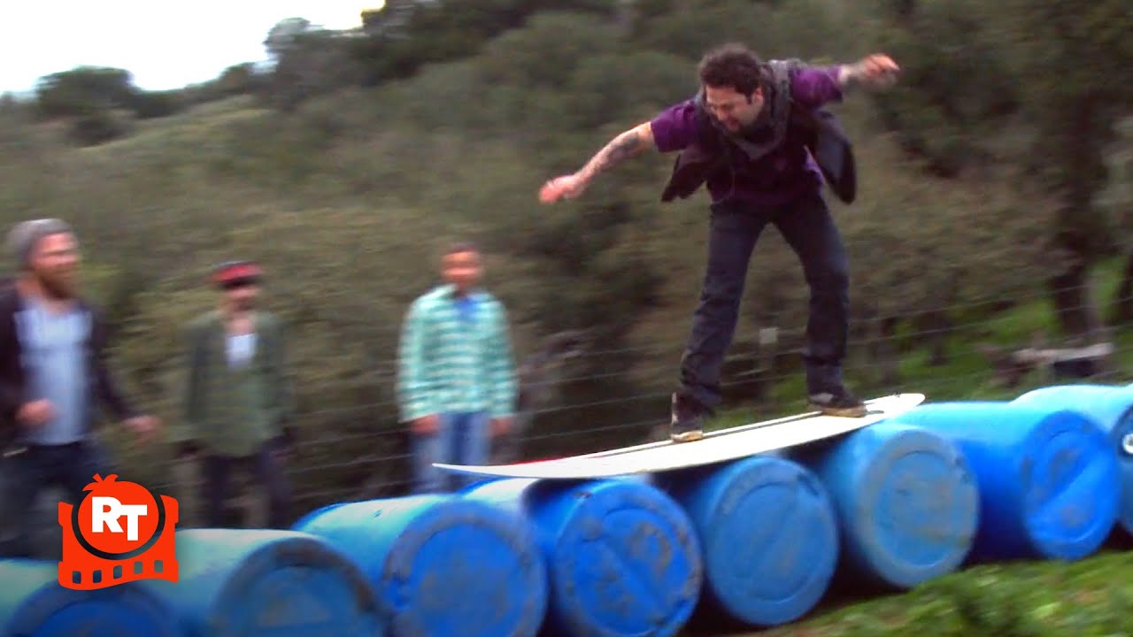 Jackass 3.5 (2011) - Barrel Surfing! Scene | Movieclips
