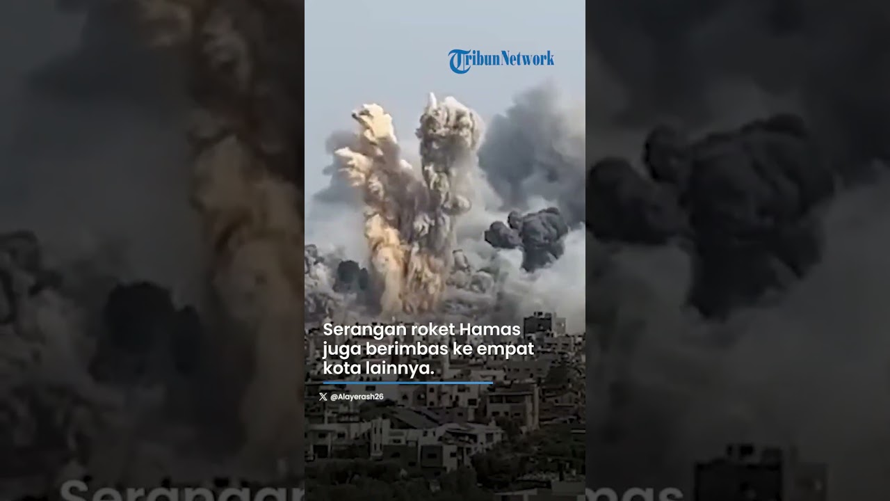 TENTARA HAMAS MENGAMUK! Hujani Kota di Israel dengan Rudal saat Peundaan Invasi di Jalur Gaza