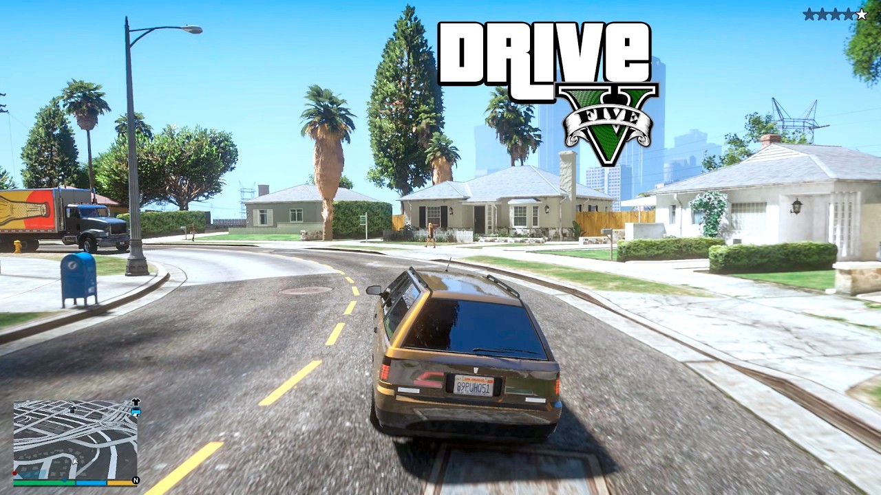 Drive V Mod: Conducción Realista en GTA 5 + Instalación Paso a Paso