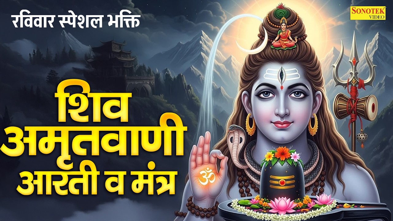 रविवार स्पेशल भक्ति | शिव अमृतवाणी,आरती व मंत्र | Karpurgauram Karunawtaram,Nonstop Shiv Bhajan 2026