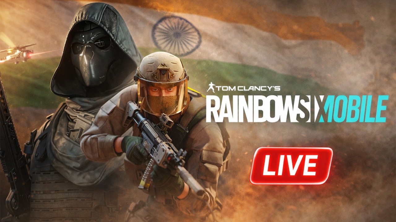 🔴RAINBOW SIX MOBILE LIVE - MUMBAI SERVER | Better then VALORANT MOBILE?