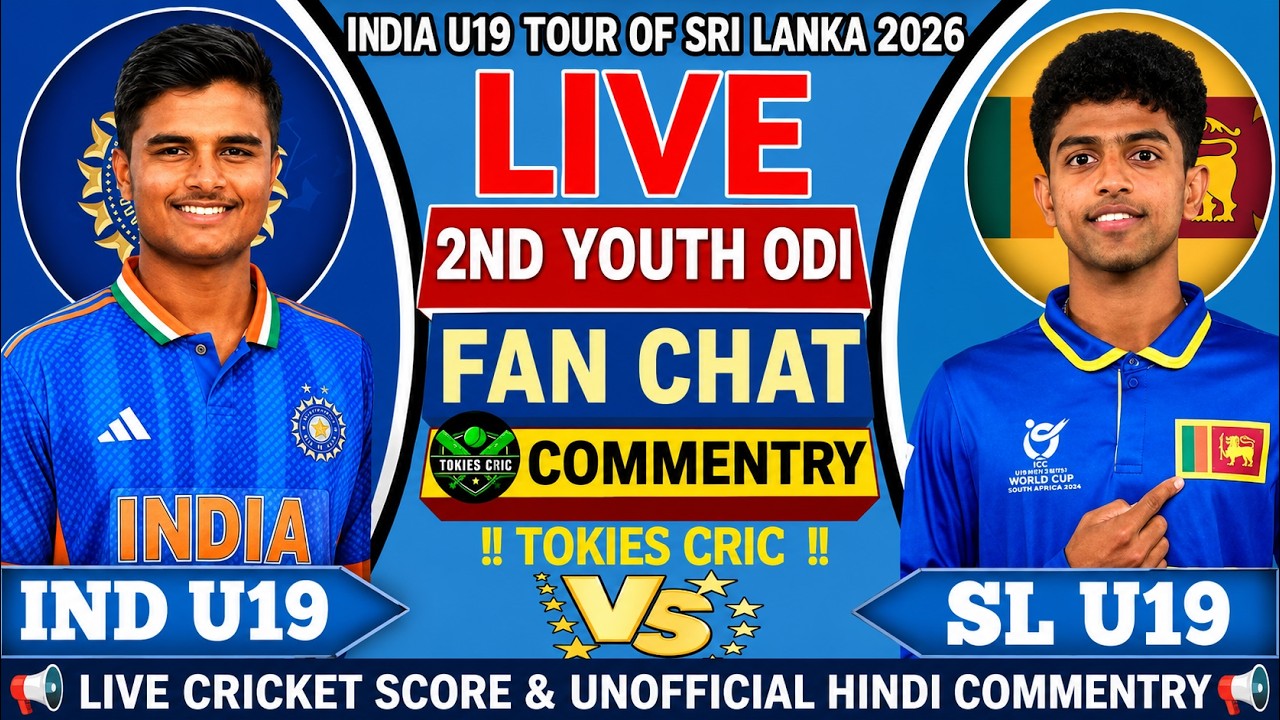 IND U19 Vs SL U19 Fan Commentry | 2nd Youth Odi | Ind Tour Of SL 2026 | Live Score & fan Commentry |