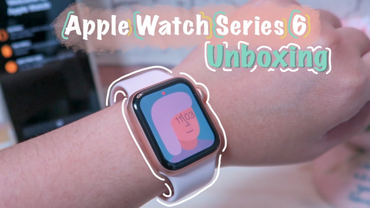 Apple Watch Series 6 Unboxing || 40mm Rose Gold