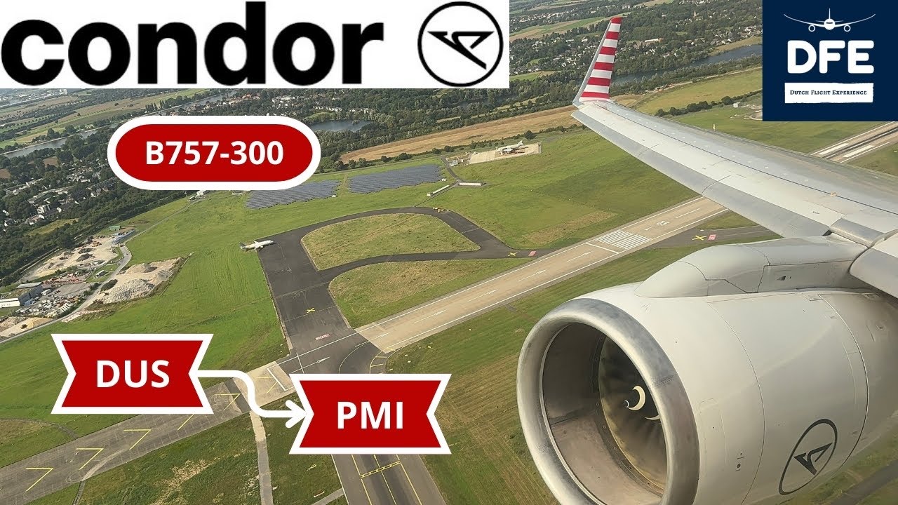 4K | Condor | B757-300 | Dusseldorf - Palma De Mallorca