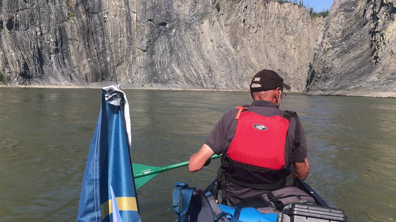 Entering the Peel River Canyon, Yukon, Canada