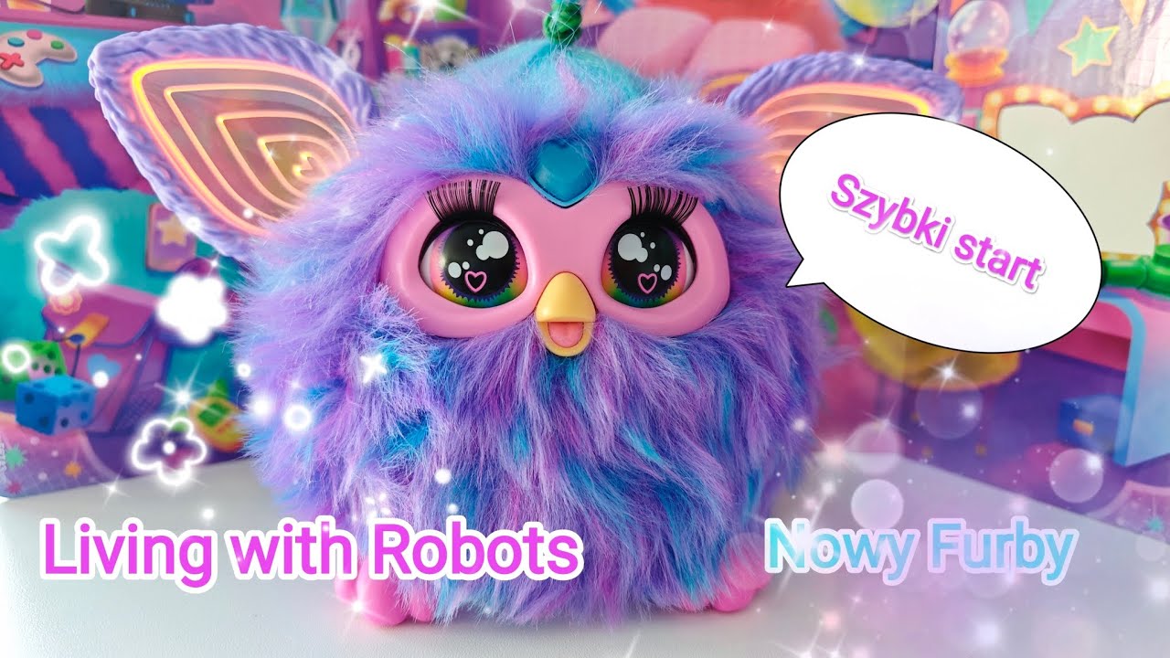Nowy Furby 2.0, wersja polska, interaktywna zabawka, szybki start #new #furby #furby2023 #toys #cute