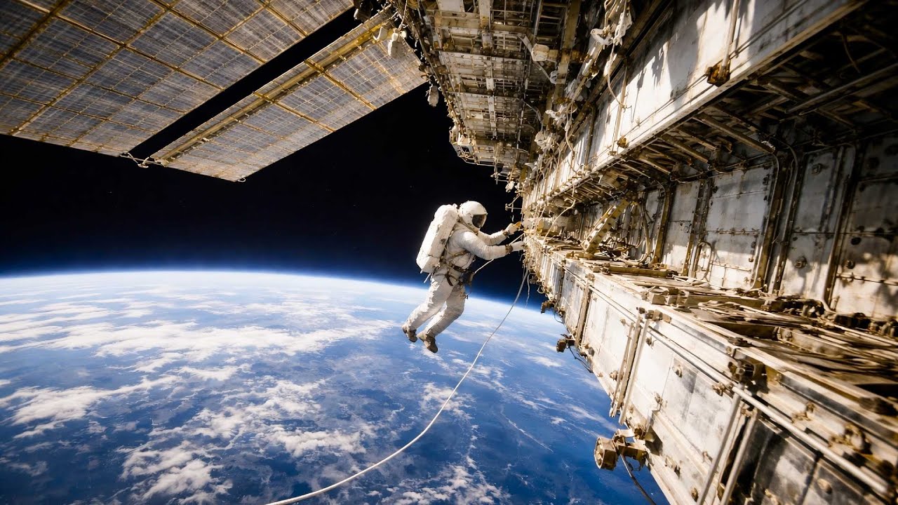 The Scary Job Of Maintenance Work on The International Space Station