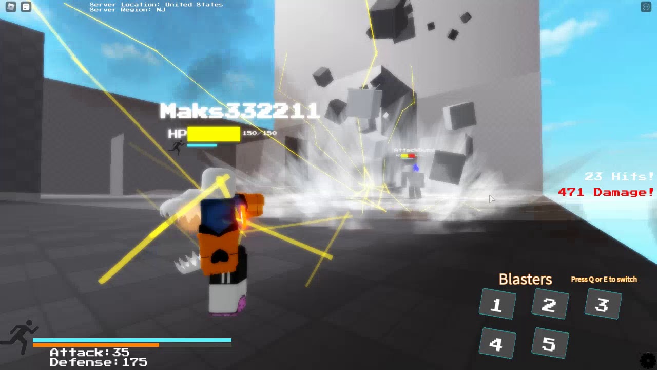 Best Delta Sans combo that I made (Roblox - SoulShatters)