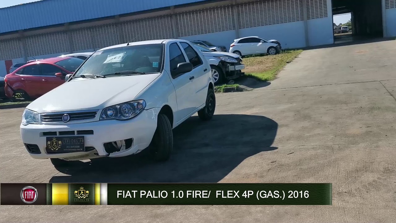 FIAT PALIO TROFEO 1.0 FIRE FLEX 4P (GAS.) 2016 - LEIL&Otilde;ES PB