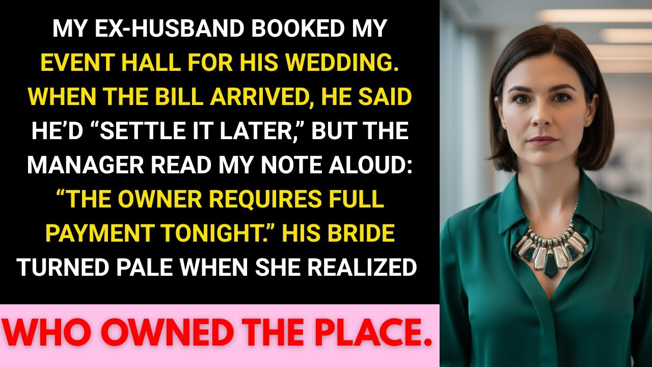 My Ex-Husband’s Wedding Was At My Venue, He Tried To Skip The Bill Until His Bride Found Out