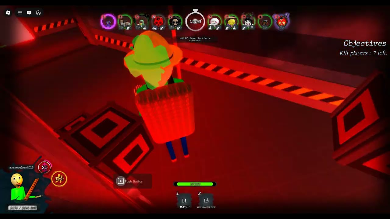 Baldi gameplay PART 2 (pillar chase 2)
