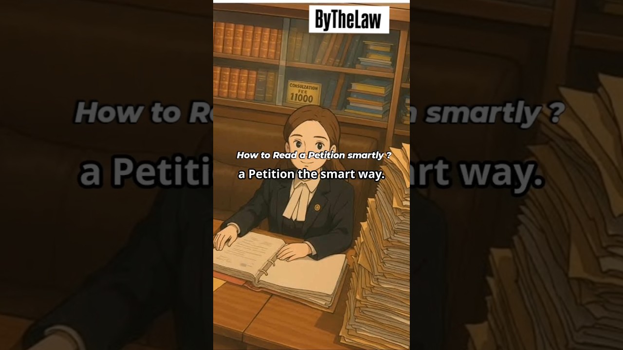 How to read a petition smartly ? #advocate #law #legal #llb