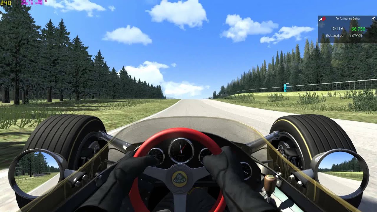 Lap at Westwood in Lotus 49 Assetto Corsa