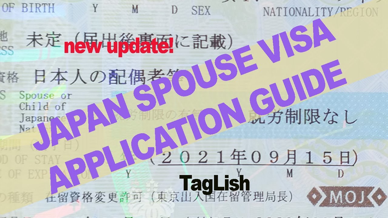 HOW TO APPLY SPOUSE VISA in JAPAN | TAGLISH