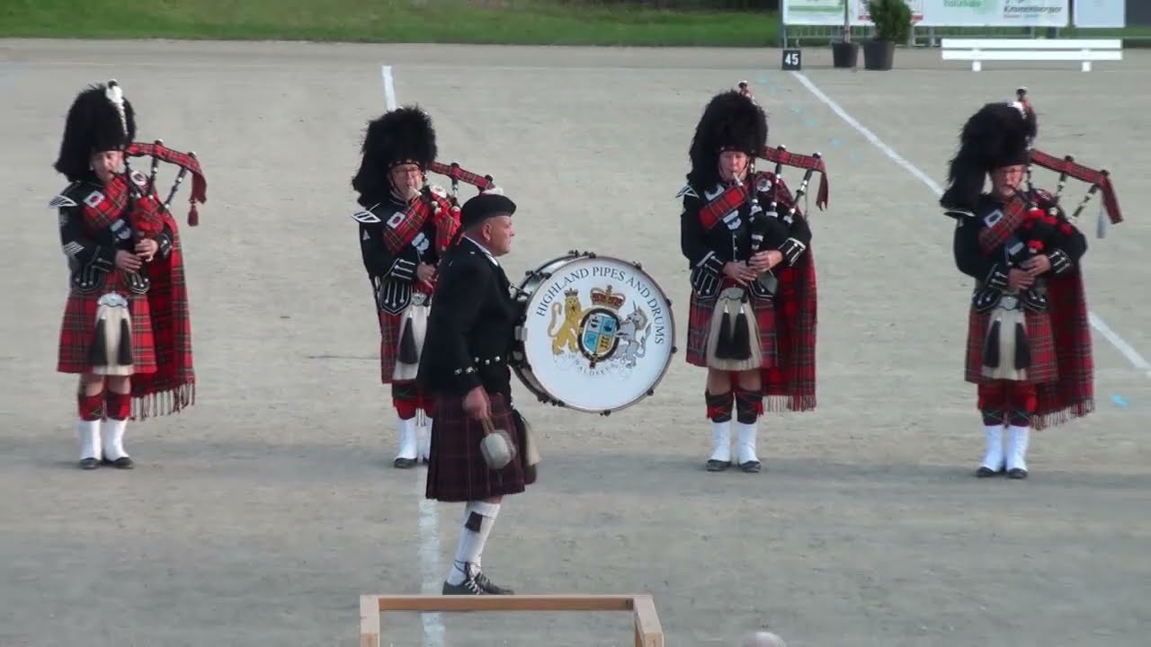 Waldburg-Tattoo 2022 Teil 3: Highland Pipes and Drums of Waldsee