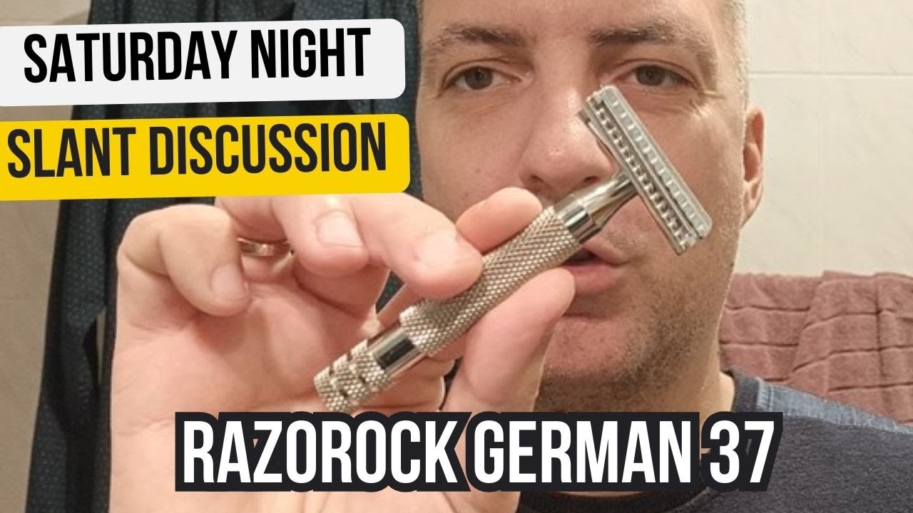 Razorock German 37 - Субботнее бритье под углом и гневная речь
