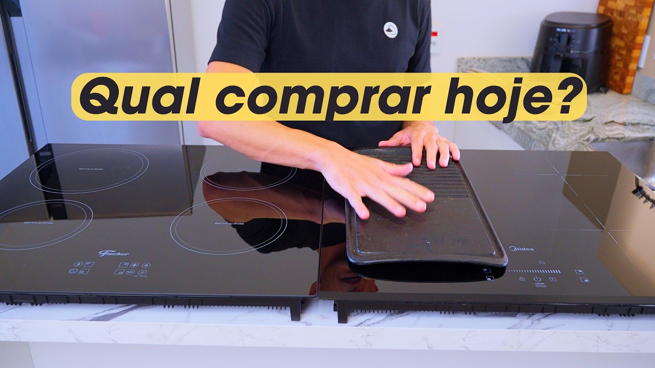 Midea Even Pro vs Fischer 4Q Qual melhor cooktop de Indução