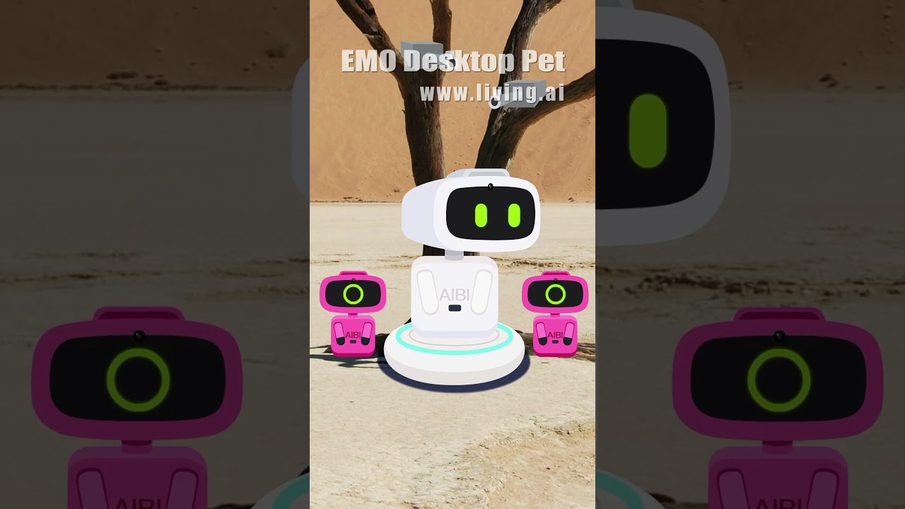 AIBI: &ldquo;Would you risk it all?&rdquo;😈 EMO: &ldquo;I&rsquo;m gonna dodge them all&rdquo;😏 #emopetrobot #livingai #shorts