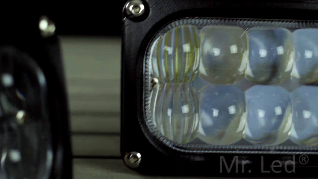 Faro Led 4d Ojo De Pez 30w 5.5 Pulgadas Combo Altas Y Bajas