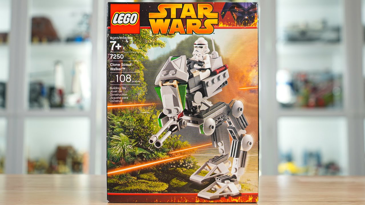 LEGO Star Wars 7250 CLONE SCOUT WALKER Review! (2005)
