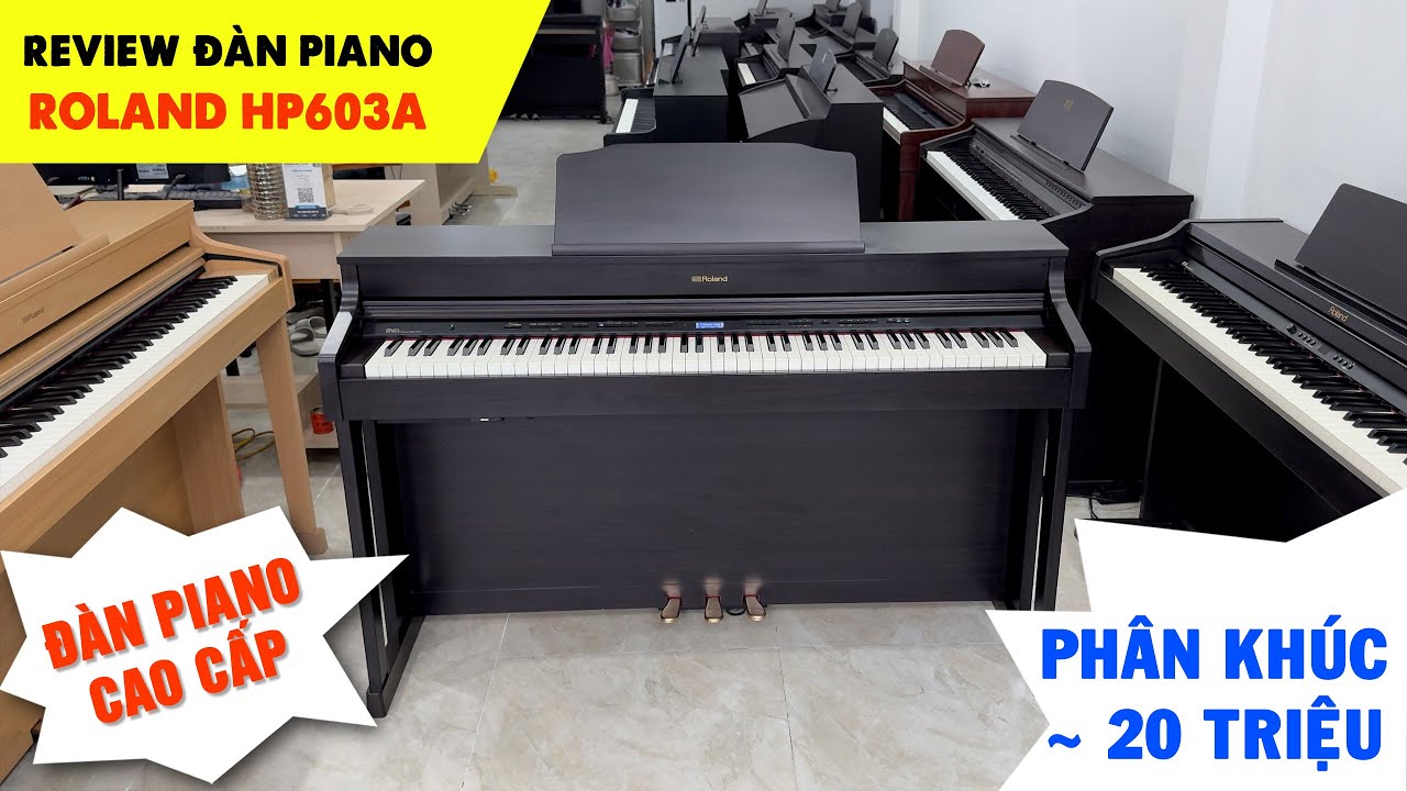 Обзор фортепиано Roland HP603A CR в цвете «коричневый черный с текстурой дерева»