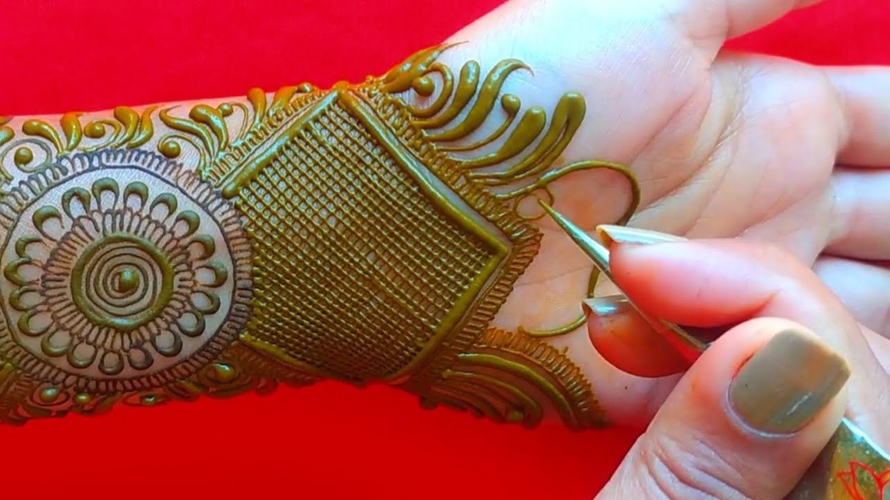 Latest Unique Mehndi Design l Classic Touch Henna Tutorial l Most Easiest Henna  मेहंदी 4 Beginner l