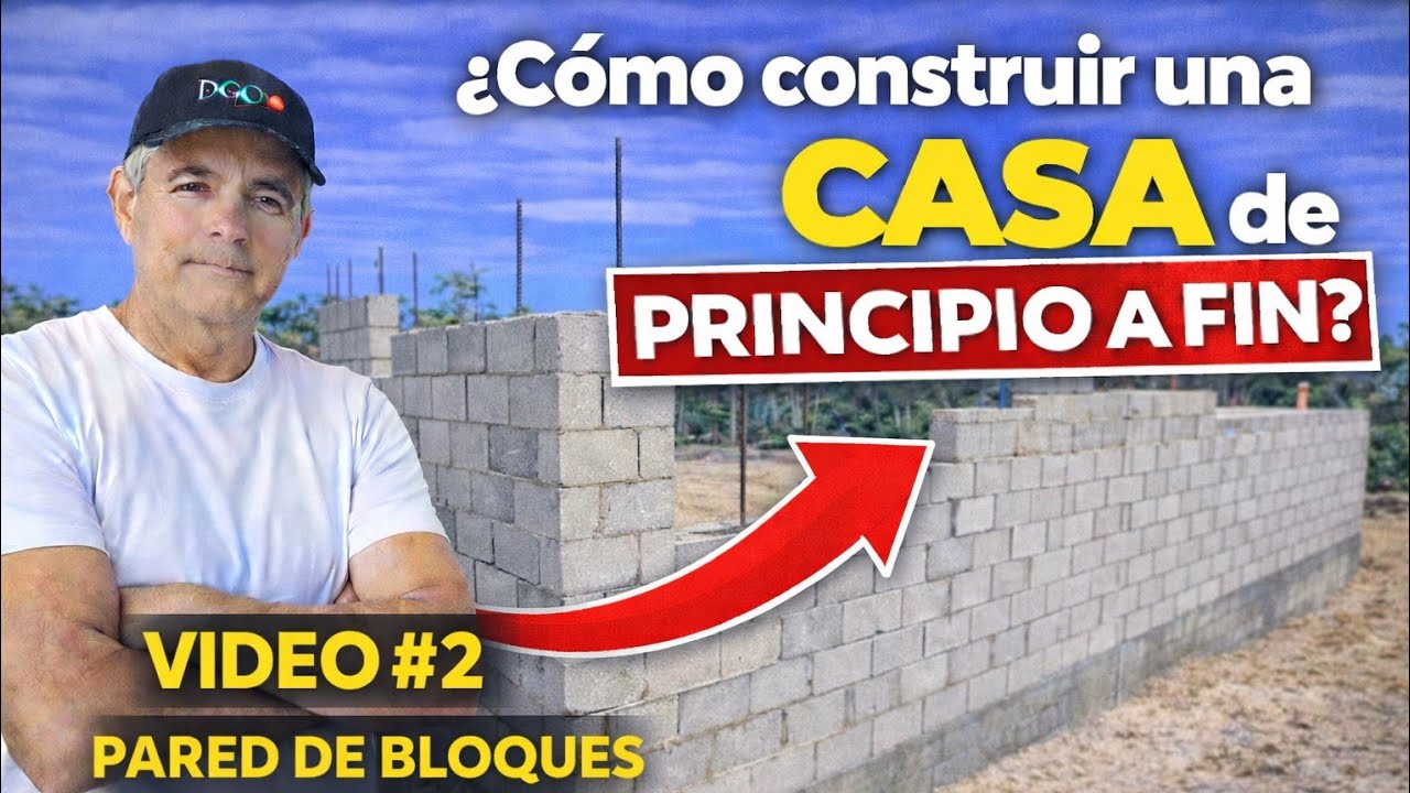 Como construir una casa 2 Cimientos