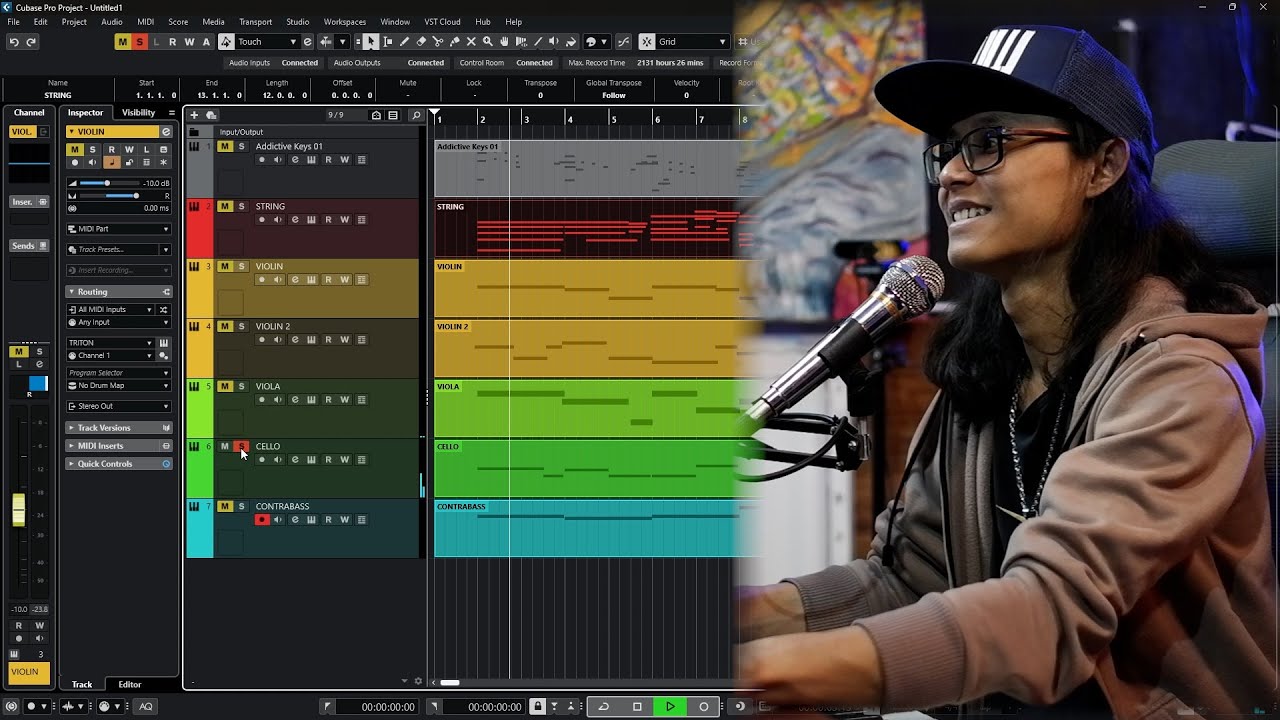 CARA MEMBUAT KOMPOSISI STRING SECTION - ORCHESTRA | #IvanStudioWebcam