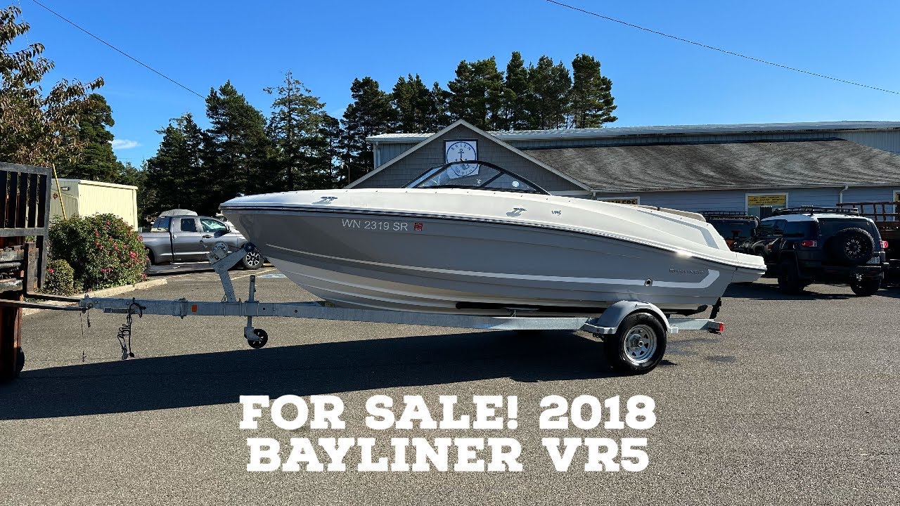 (SOLD) 2018 Bayliner VR5 W/ MerCruiser 4.5