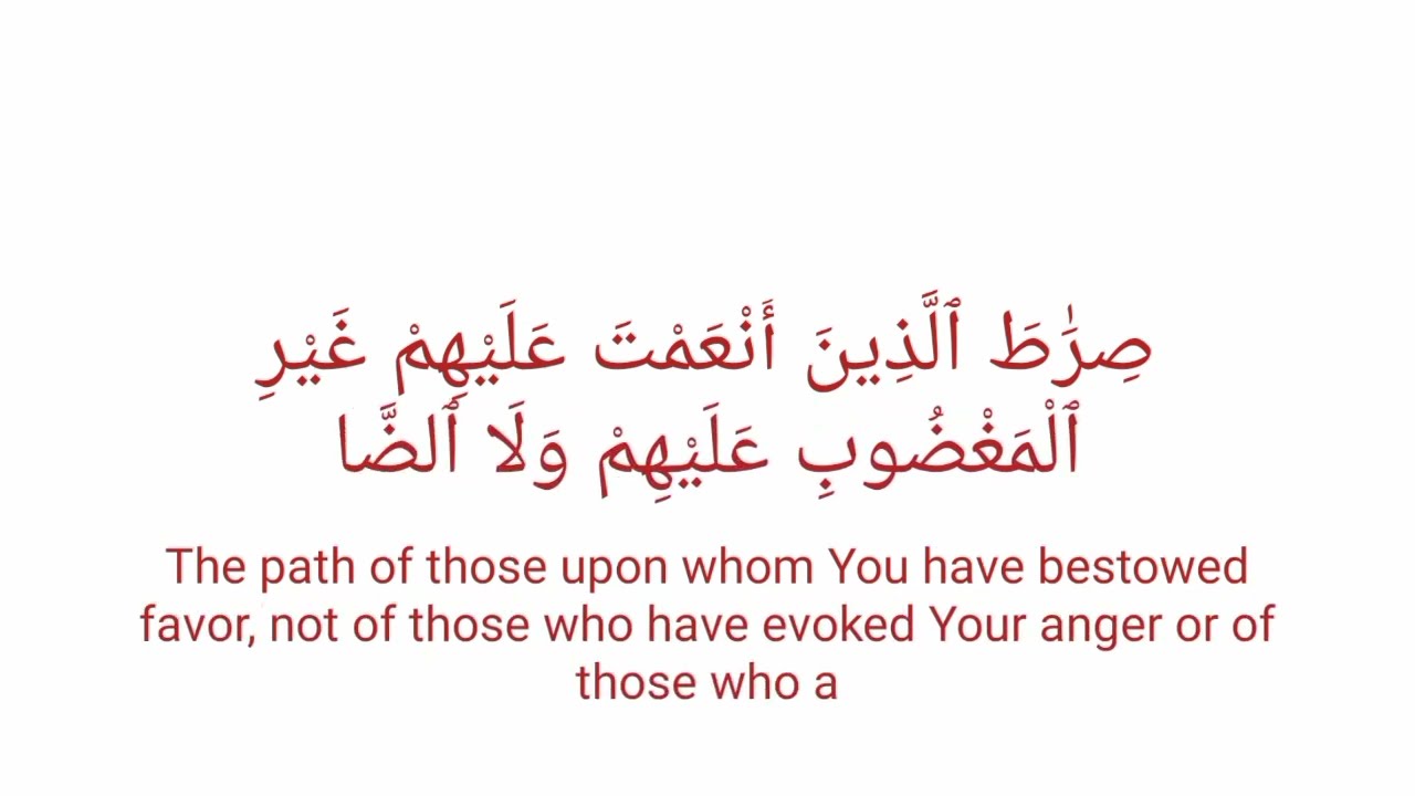 Learn How to Recite Surah Al-Fatihah Word by Word Translation | Beginners Guide